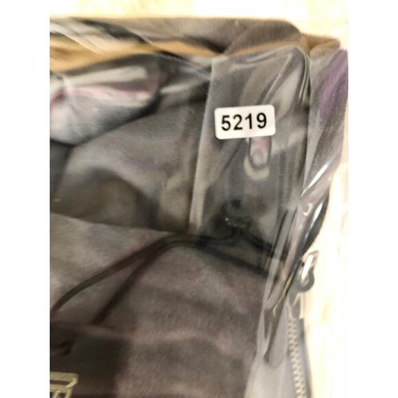 Blank NYC Drape Front Jacket Faux Suede Slouchy Zip Up Motorcycle Gray NWT Small - Picture 8 of 8